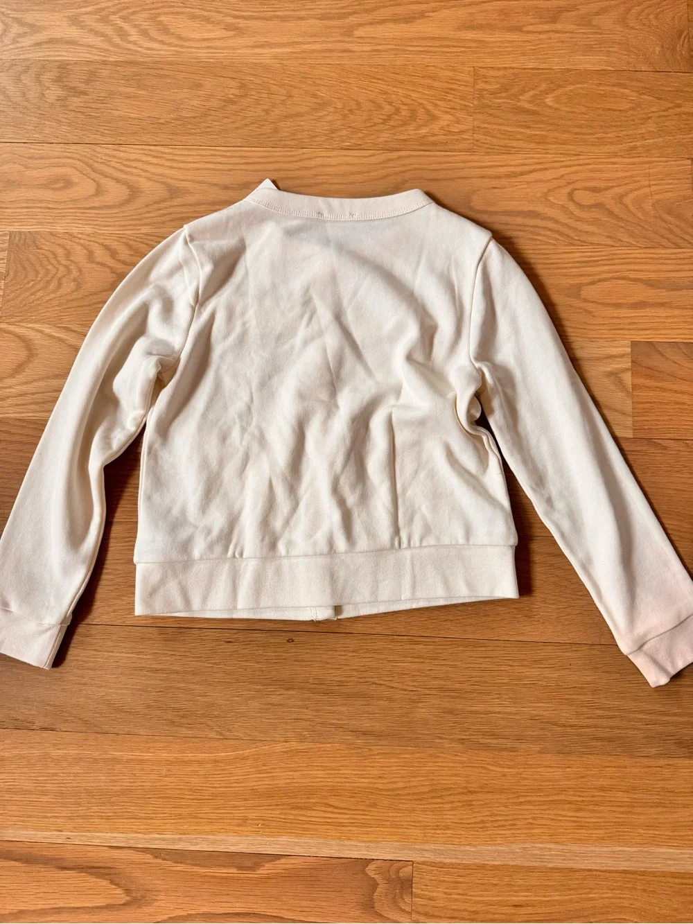 Crewcuts Cream Button-Front Girls' Jacket with Gold Buttons